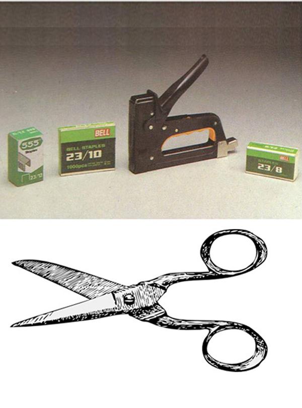 GUN TACKER  STOPPER PIN 23  12  SCISSORS 